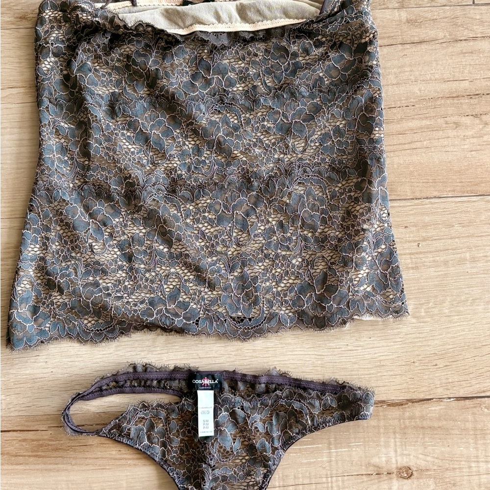 Cosa Bella Lace Intimates Set